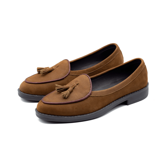 Tassel Loafer for Men | Brown | WLL-58BR - Walrus Lifestyle