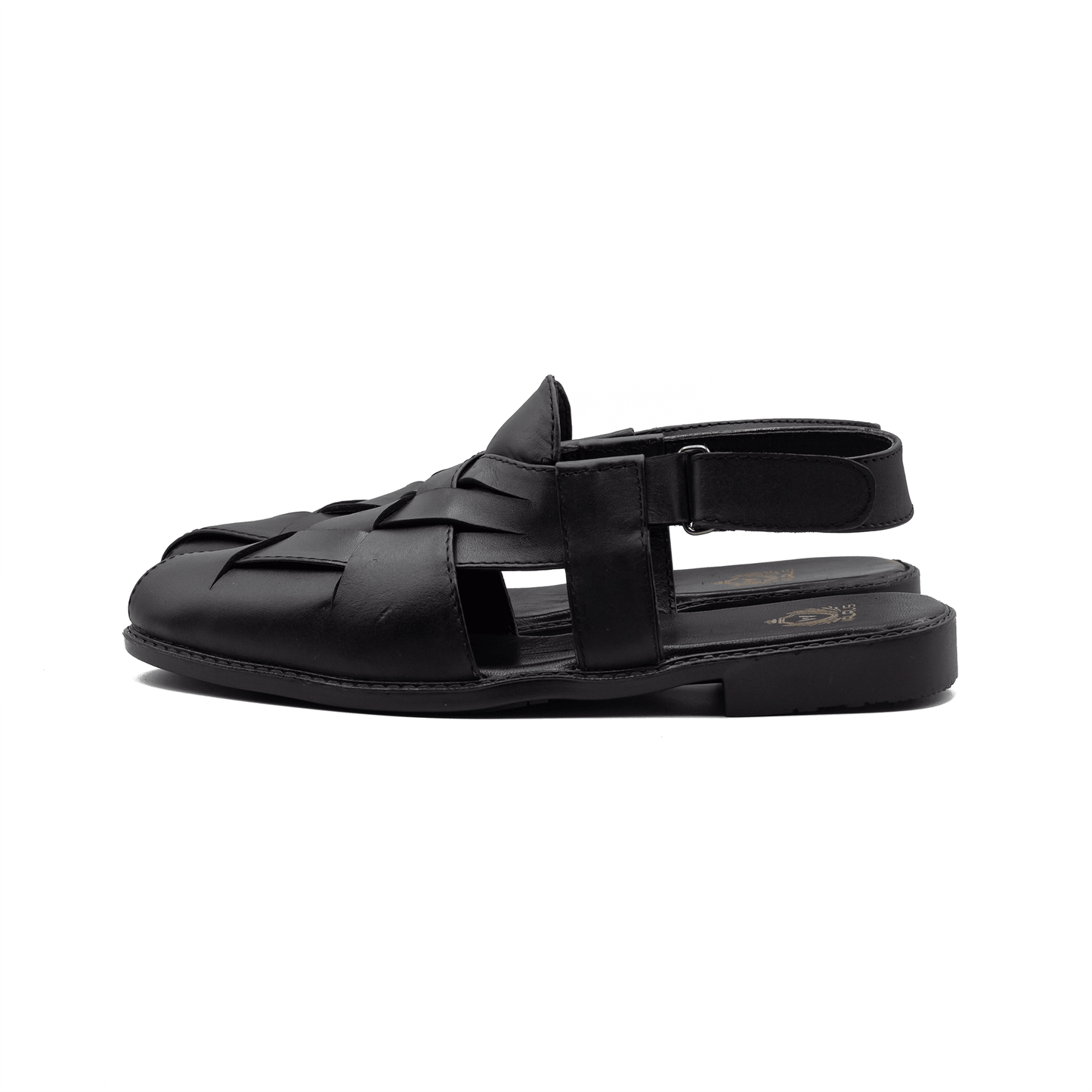 Peshwari Chappal | Black | WLP-01B - Walrus Lifestyle