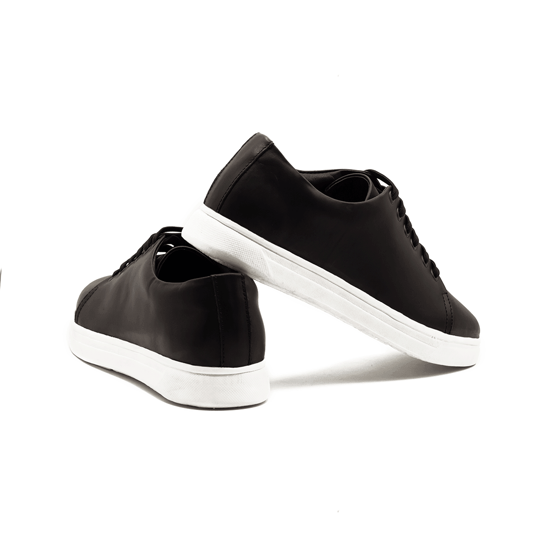 Minimal Black Sneaker | WLS-12B - Walrus Lifestyle