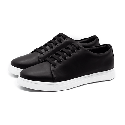 Minimal Black Sneaker | WLS-12B - Walrus Lifestyle