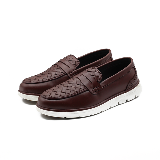 AeroBraid Leather Sneaker Series| Brown| WLS-26BR
