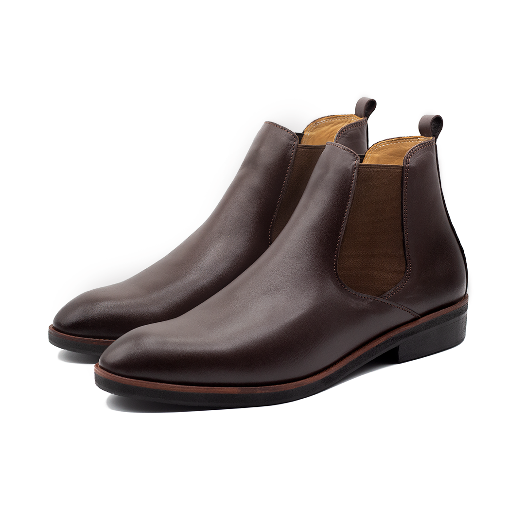 Handcrafted Custom | Chelsea Boot | Chocolate | WLCB-500C