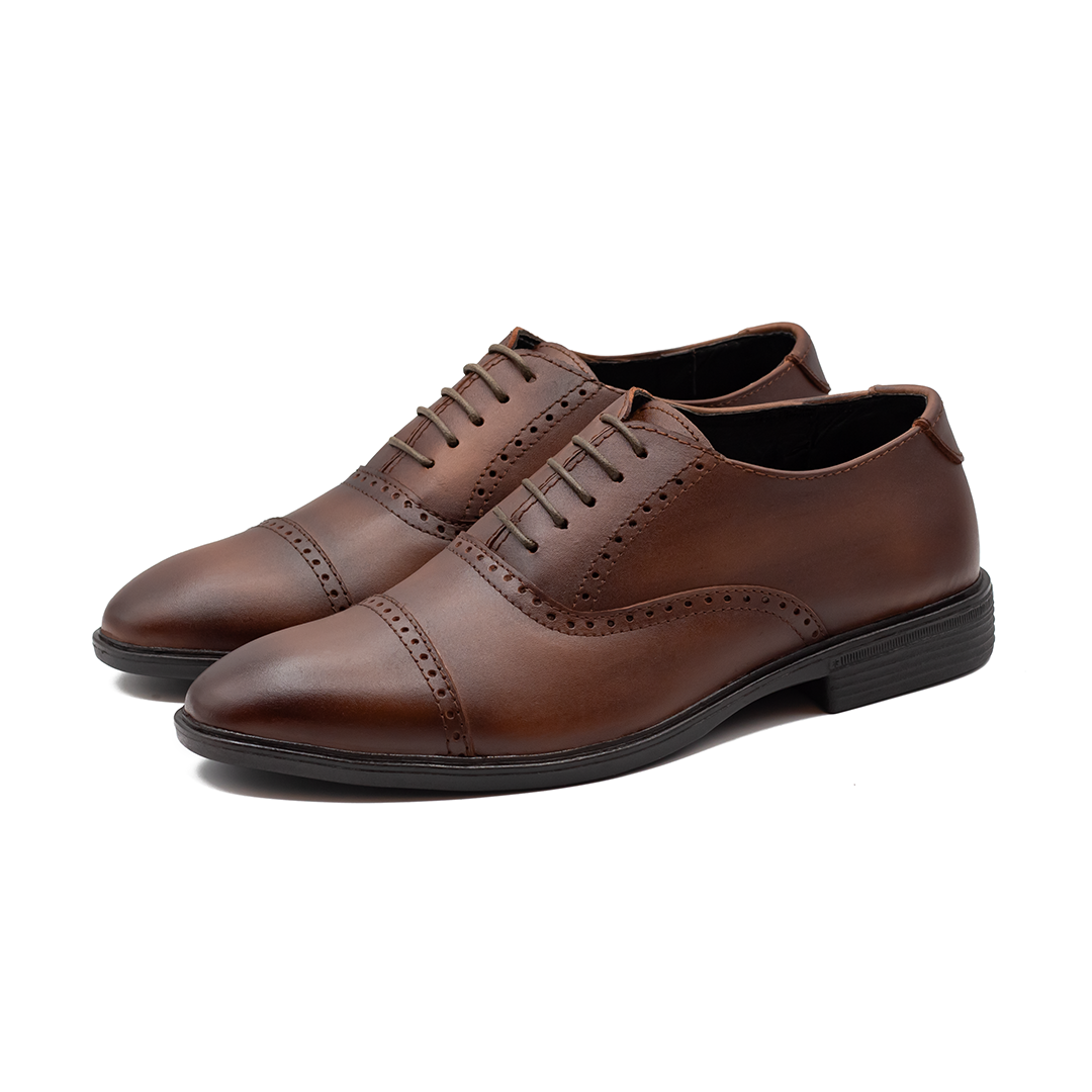 Handcrafted Oxford| Chocolate | WLOX-43C - Walrus Lifestyle