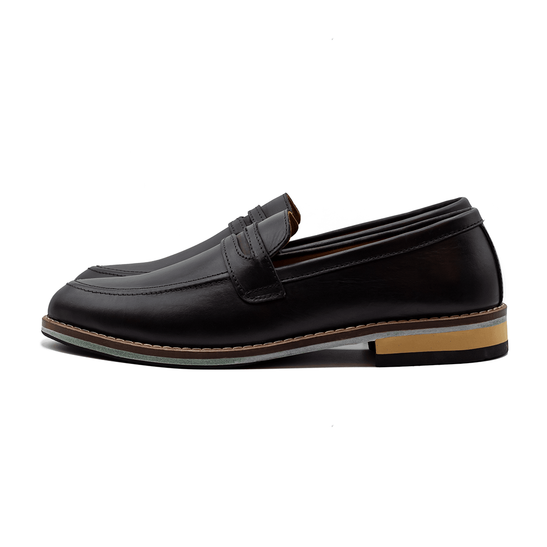 The Winston Series | Loafer | Black | WLL-51B - Walrus Lifestyle